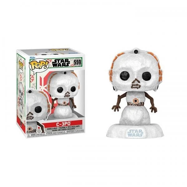 Виниловая фигурка снеговика C-3Po FUNKO POP Holiday Star Wars новая - Изображение 1 из 1