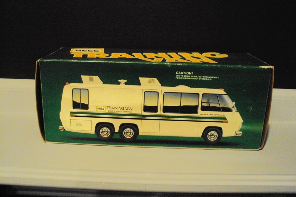 VINTAGE 1970-1980 HESS TRAINING VAN COMPLETA NA CAIXA ORIGINAL - Imagem 1 de 4