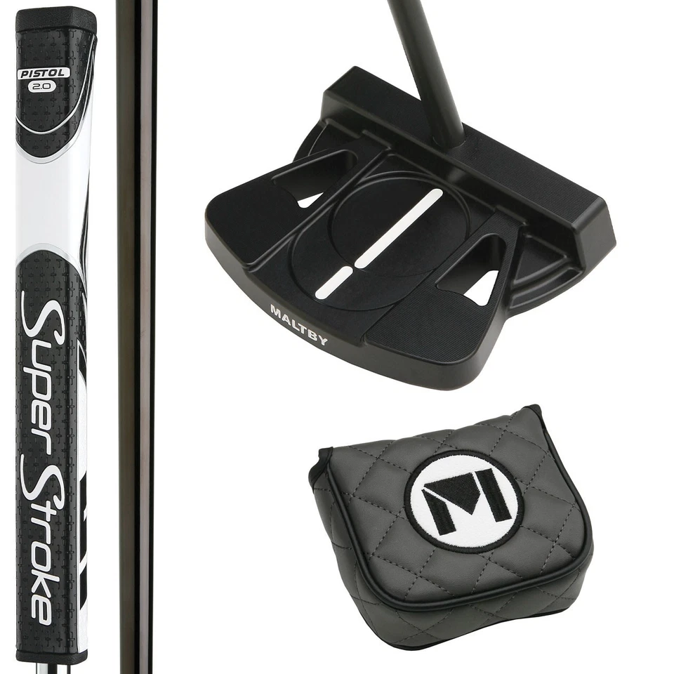 Maltby Moment MAX Milled Center Shafted Black Putter Pack RH - Image 1 of 4