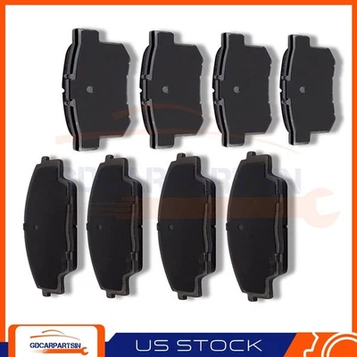 Pastillas de freno delanteras y traseras de cerámica para Honda S2000 02-06 Acura RSX 2000-2009 8 un. Foto 1 de 4