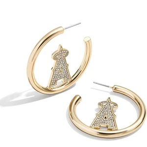 BaubleBar Los Angeles Angels Hoops Earrings - Picture 1 of 1
