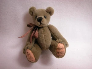 World of Miniature Bears By Theresa Yang 2.5" Plush Bear Med Tan #315 CLOSING - Picture 1 of 3