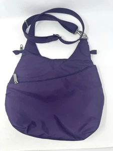 Travelon Convertible Hobo Cartera Bolso de Mano Protección RFID Púrpura Bandolera - Imagen 1 de 16