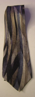 Corbata Colección Cóctel 100% Seda 4" Ancho 59” Largo Diseño Abstracto Foto 1 de 4