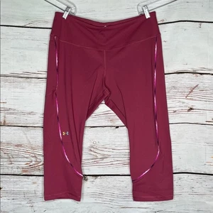 Under Armour XXL Púrpura - Tie Dye HeatGear Celliant Rush Calzas Capri Atléticas - Imagen 1 de 3