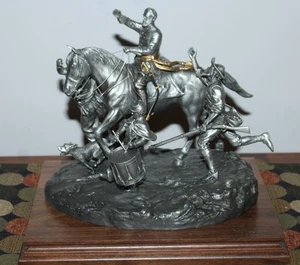 RARO! Escultura de la Guerra Civil de peltre Chilmark 1999 Dixie edición limitada Lawrence Heyda - Imagen 1 de 13