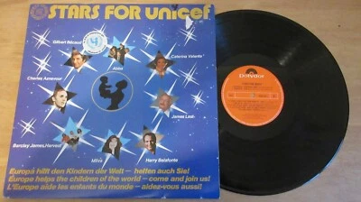 Stars for Unicef LP *VG+/MINT* Jarre/ABBA/Frida/Vangelis/Becaud/Belafonte Etc* - Image 1 of 2