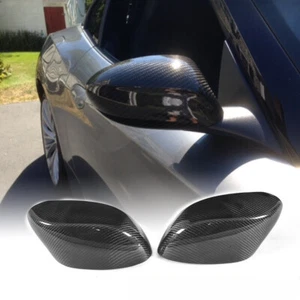 Carbon Fiber Side Rearview Mirror Covers Caps Add-On For BMW E85 Z4 2002-2008 - Picture 1 of 12