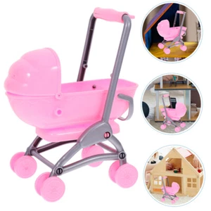 Children's Play House Toy Dollhouse Decor Baby Stroller Accessory - Picture 1 of 12