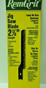 RemGrit Tungsten Carbide Saber Jig Saw Blade GJ10BL USA Coarse Grit 2 7/8" - Picture 1 of 3