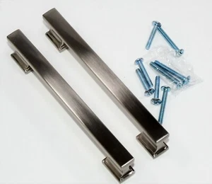 Sapphire SP-2891-128-BSN Hexa Serie moderner Schrankgriff Satin Nickel 5 Stück - Bild 1 von 7