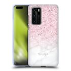 Official Nature Magick Pastel Glitter Marble Soft Gel Case For Huawei Phones