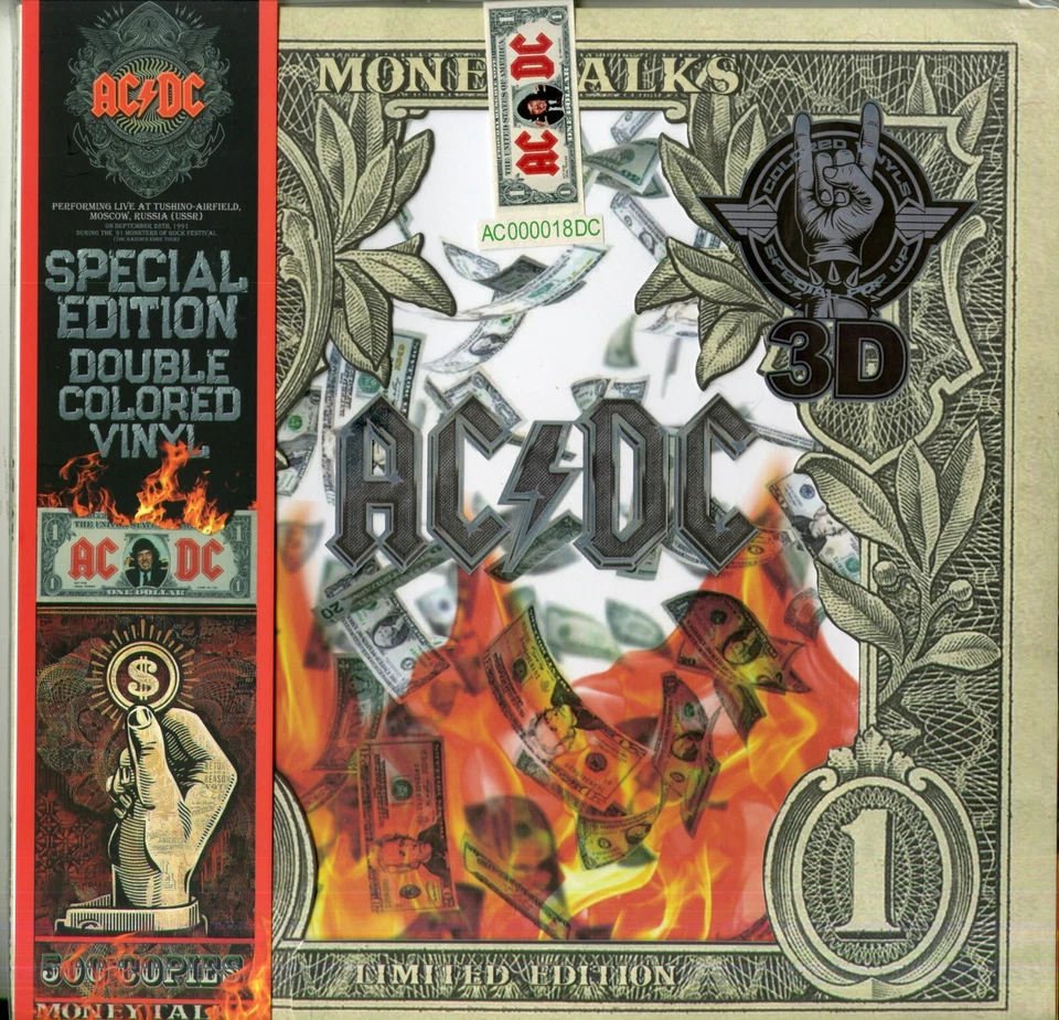 AC/DC "Money Talks" Limited 2LP Set Vinyl 2024 500 copies - Immagine 1 di 1