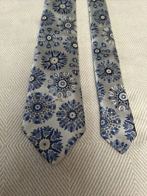 EMILIO PUCCI - FIRENZE - 复古 - 100% 真丝 - 雪花 - 意大利制造 - 从未磨损 — 第 1/4 张图片