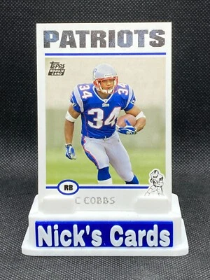 2004 Topps #365 Cedric Cobbs ROO, RC New England Patriots - B - Image 1 of 2