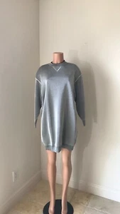 MISSONI Strickkleid, grau/silber Lurex, Design Größe S Mini Abend - Bild 1 von 9