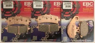 Ebc спеченные передний и задний дисковый тормоз колодки подходит для Kawasaki Z1000R (от 2017 до 2020) - Изображение 1 из 4