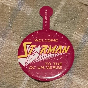 1990's Starman DC Universe Comics Vintage Button Tab  - Picture 1 of 6