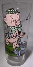 Vintage Pepsi Warner Bros. Looney Tunes Porky Pig & Petunia Pig 14 Fl Oz Glass