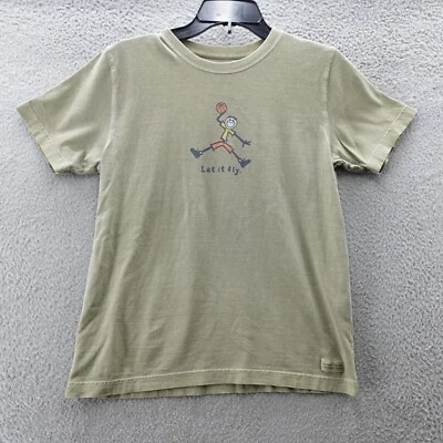 Camisa Life is Good Juvenil Extra Grande Verde Let It Fly Baloncesto Informal Niño Foto 1 de 4