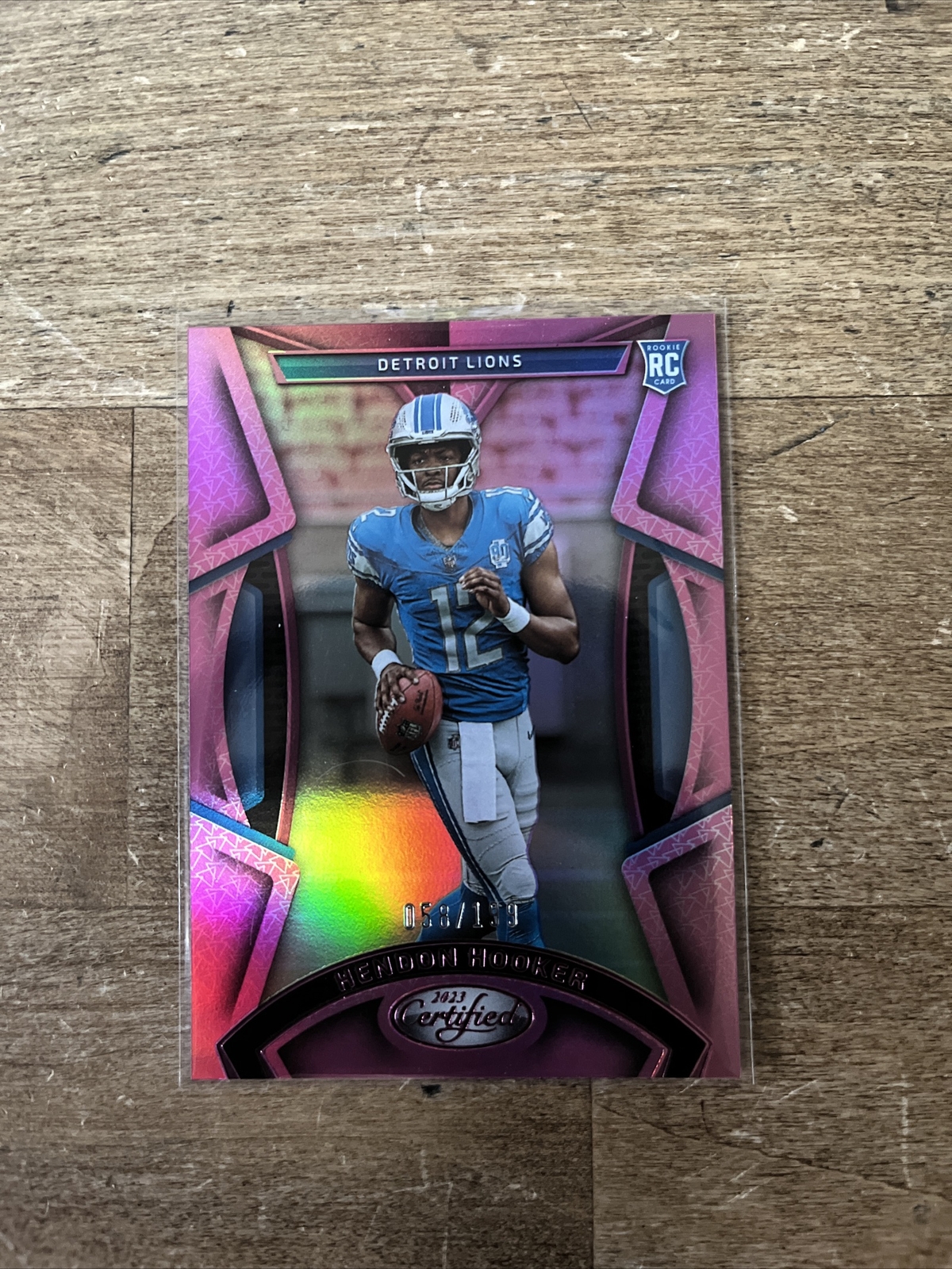 2023 Panini Certified - Rookies Mirror Pink #150 Hendon Hooker /199 (RC)