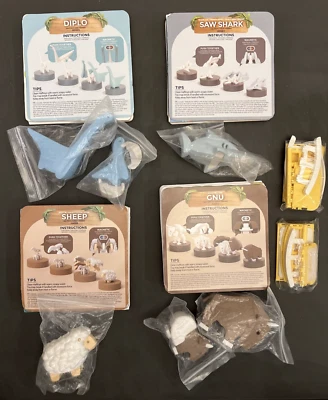 HALFTOYS Puzzle Toys BUNDLE: Diplo, Saw Shark, Sheep, GNU, Halfbaby Diplo, Gnu - Image 1 of 4