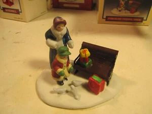 Lemax Dickensvale Porcelain Feeding Birds, 1995 original Box - Picture 1 of 11
