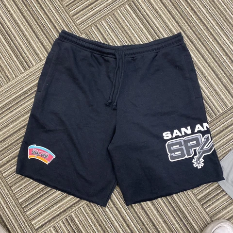 NEW MITCHELL AND NESS HWC SHORT SAN ANTONIO SPURS LARGE Cover