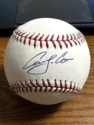 CARLOS CORREA SIGNED AUTOGRAPHED OML BASEBALL!  Astros, Twins!  JSA! - Image 1 of 2