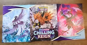 Pokemon Promotion Chilling Reign Poster 12""x27"" Zapdos Moltres Articuno - Bild 1 von 4