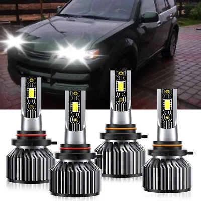 Para Isuzu Axiom 2002-2004 Bombilla Faro LED Luz Alta Baja Super Brillante Blanco Foto 1 de 4