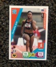 London Adrenalyn XL 2012 Trading Card Carmelita Jeter 262
