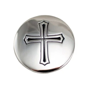 Stainless Steel Golf Ball Marker/ Pocket Token-Luke 1:37 Shields of Strength - Picture 1 of 2
