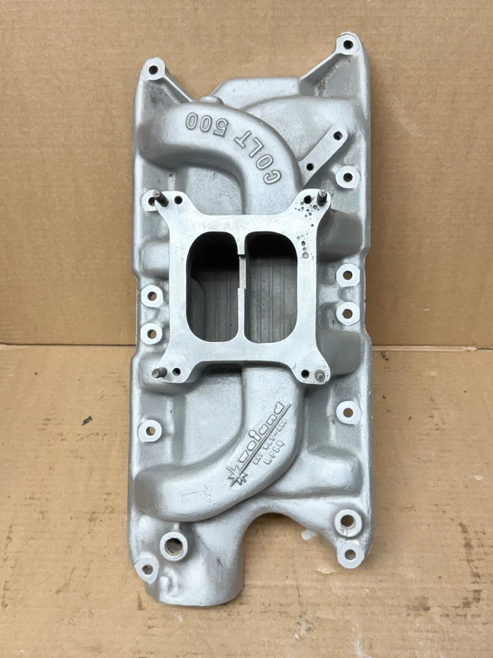FORD Mustang 289 302 Vintage Weiand WFSQ COLT 500 Aluminum Intake Manifold - Image 1 of 4