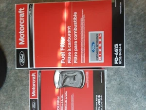 NEW 11-16 6.7L Powerstroke Diesel Genuine Motorcraft OEM Oil & Fuel Filter Kit - Foto 1 di 1