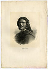 Antique Print-NICOLAS POUSSIN-PAINTER-CLASSICISM-Hesse-1822