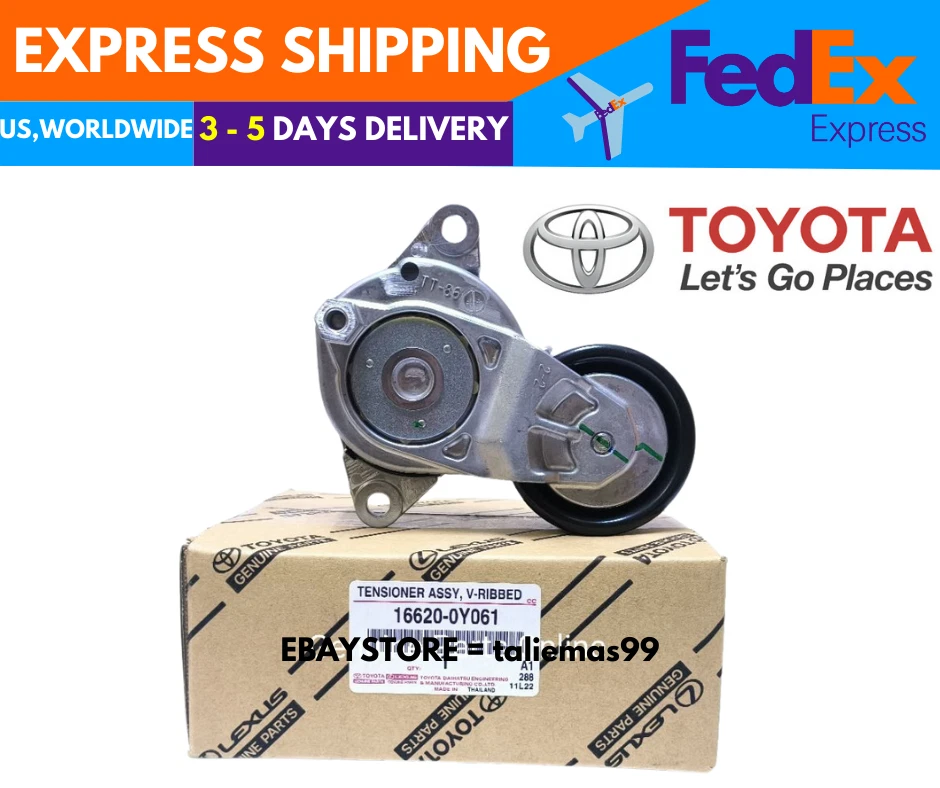 Genuine Drive Belt Tensioner 17-21' Toyota Yaris Sienta 16620-0Y061 - FAST SHIP - Image 1 of 4