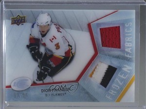 2008-09 Upper Deck Ice Frozen Fabrics PETG Patch/Jersey /25 Dion Phaneuf #DP
