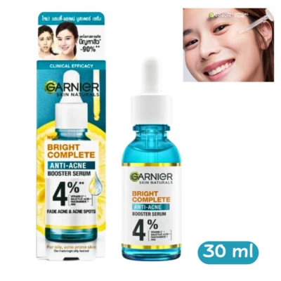 GARNIER Anti-Acné Brillante Suero Completo Booster Naturals Piel Vitamina C AHA 30 ml Foto 1 de 4