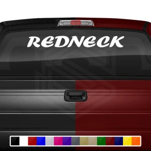 REDNECK Decal Sticker Windshield Window Vinyl Graphic Banner Back Car Truck SUV - Foto 1 di 5
