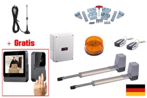 Torantrieb Drehtorantrieb Set für doppelTor 6 m  600 kg + Video-klingel gratis - Bild 1 von 17