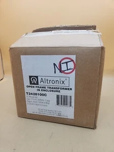 ALTRONIX T2428100C Open Frame Transformer With Enclosure 24 Vac / 100 Va Output - Picture 1 of 4