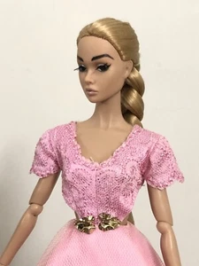 1/6 ooak Repaint Reroot Poppy Parker Dressed Doll FR White S2 - Picture 1 of 7