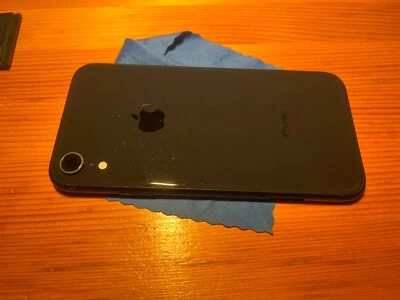 iPhone XR Gray Housing Frame Back With Small Parts Apple Original OEM Grade B - Image 1 of 4