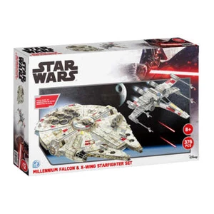 Star Wars 3D Puzzle 376 pc. Twin Pack – Star Wars Millennium Falcon and Xwing... - Picture 1 of 7