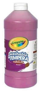 Crayola Washable Tempera Paint For Kids, Magenta Paint, Classroom Supplies, Non - Picture 1 of 1