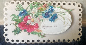 Vintage kleine Remember Me Karte - Bild 1 von 5