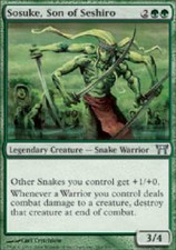 SOSUKE, SON OF SESHIRO X4 4 4X Champions of Kamigawa MTG Magic Cards DJMagic