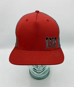 INI Cooperative Adjustable SnapBack Cap Trucker Hat Red/Grey - Picture 1 of 7