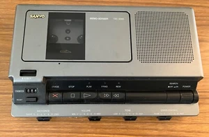 SANYO TRC-8080 Compact Cassette Transcribing System, Vintage Memo Scriber - Picture 1 of 6